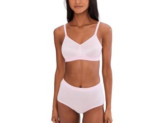 Wacoal Back Appeal Wireless Bra Womens Bra Cradle Pink : 40DDD, Spandex/Nylon/Lace