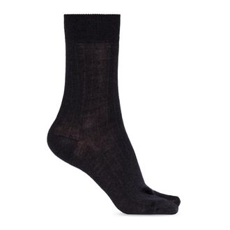 Maison Margiela Tabi Socks - Dames - Sokken - Blauw - M - Katoen - Ondergoed