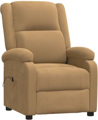 vidaXL Vidaxl Sill&oacute;n Reclinable El&eacute;ctrico De Terciopelo Marr&oacute;n