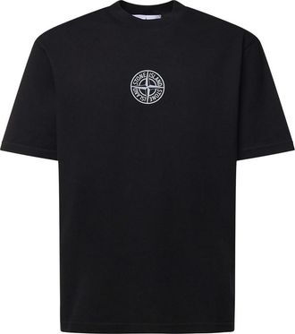 Stone Island Cotton T-Shirt With Logo