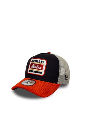 New Era Mens Baseball Cap 9forty Patch Cord Navy Hat