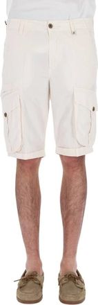 Myths Bermuda Zeus Cargo - Heren - Korte Broeken - Wit - XL - Katoen - Korte Broeken