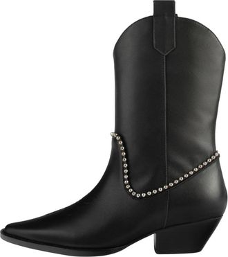 L37 Cowboylaarzen - Dames - Cowboylaarzen - Zwart - 35 EU - Schoenen