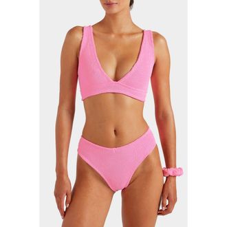 Hunza G Angel Two-Piece Bikini Swimsuit in Bubblegum at Nordstrom
