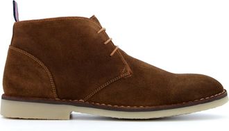 Dune London Mens CASH Lace Up Desert Boots - Tan Suede - Size UK 11