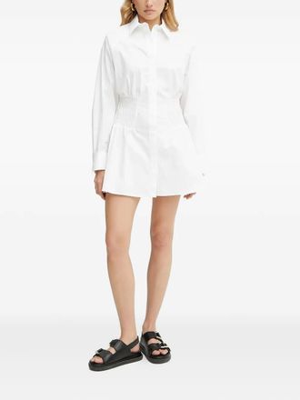 IVY OAK Blousejurk met gelaagde taille - Wit