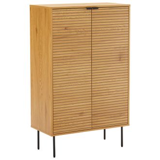 Happy Garden Aparador De Madera De 2 Puertas 80cm Stinna