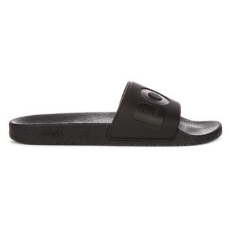 HUGO BOSS Aryeh Slide - Heren - Schoenen - Zwart - Maat: 39 EU Synthetisch
