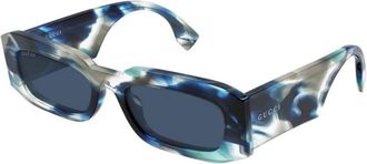 Gucci Zonnebrillen - Heren - Zonnebrillen - Veelkleurig - 54 MM - Accessoires