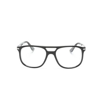 Persol Glasses, unisex, Black, Size: 52 MM Eyeglasses