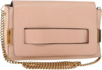 Chlo&eacute; Pre-owned Shoulder Bag - Dames - Vintage Schoudertas - Roze - ONE Size - Leer - Vintage