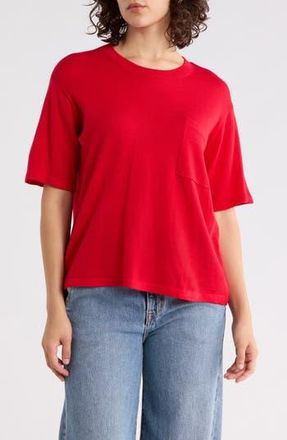 Halogen Pocket T-Shirt in Hot Red at Nordstrom Rack, Size X-Small