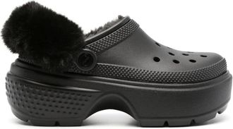 Crocs Clogs con suola rialzata - Nero