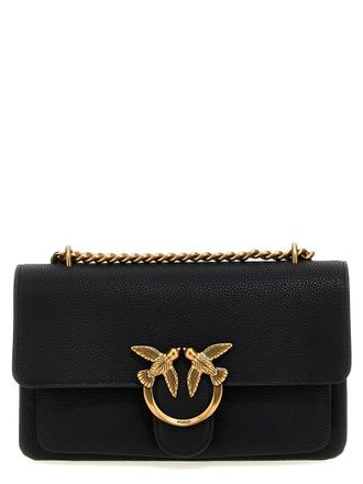ハンドバッグ PINKO 104536A2AO Handbags Bags.. Black Pinko Love Soft women's bag in grained leather 104527a29q