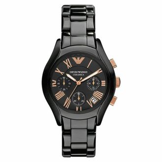 Emporio Armani AR1411 Zwart Ceramisch Dameshorloge