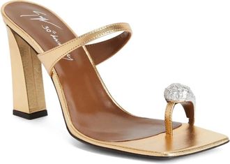 Giuseppe Zanotti Sandali con strass 90mm - Oro