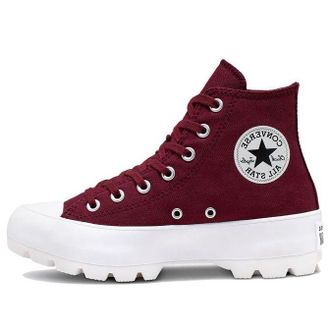 Converse (WMNS) Converse Chuck Taylor All Star Lugged High Dark Burgundy 566284C