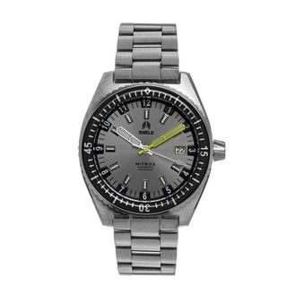 Shield Nitrox Automatic Grey Dial Mens Watch SLDSH114-4