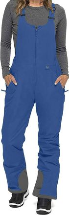 Generic Ski Bib Suit Women Salopettes Waterproof Trousers Snowboard Pants Womens Jumpsuit Thermal Snowsuit Pocket Winter Warm Overalls Outdoor Waterproof Wind