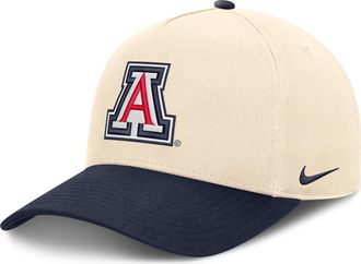 Nike Arizona Campus Prep Rise Nike Mens College A-Frame Adjustable Hat in Brown | NC2A0C38UAN-TRY