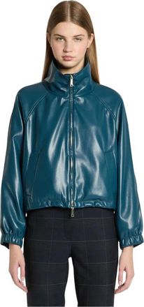 Marella Soft Rind Jersey Blouson - Dames - Jassen - Groen - Maat: S Jersey
