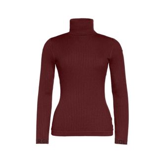 Goldbergh Mira Sweater - Dames - Outdoor shirts - Rood - XS - Wol - Fitness