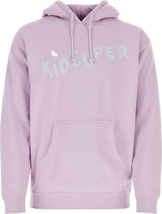 KidSuper Studios Lilac Cotton Blend Kidsuper Wave Sweatshirt