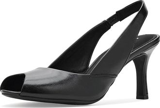 Anne Klein Jovi Womens Shoes Black Crinkle : 9.5 M, Synthetic