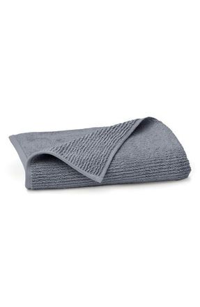 Boll & Branch Ribbed Organic Cotton Bath Towel in Mineral at Nordstrom