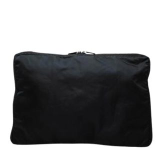 Prada Pre-owned Nylon Pouch - Dames - Pre-owned - Zwart - Maat: ONE Size Nylon