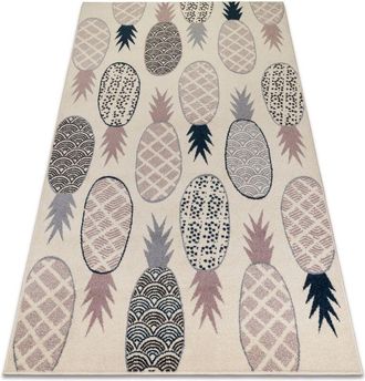 RugsX Rugsx - Alfombra Heos 78464 Pi&ntilde;a Crema/rosa/azul/gris Beige 190x270 Cm