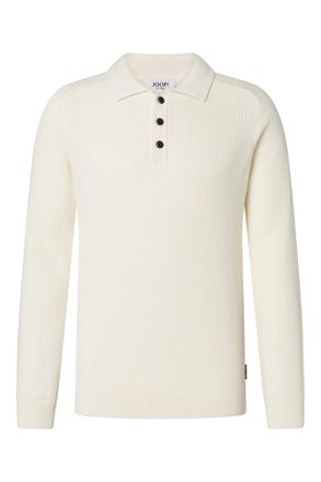 Joop Strickpullover JOOP JEANS Odino, Herren, Gr. L, natural, Strick, Obermaterial: 100% Baumwolle, clean, unifarben, regular fit normal, Rundhals, eingese