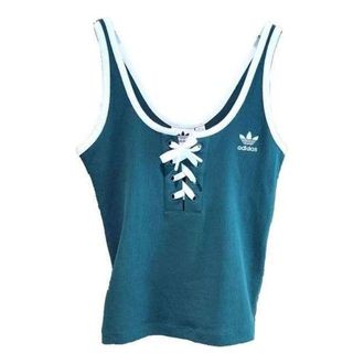 adidas (WMNS) adidas Originals Laced Tank Top Teal IP2196