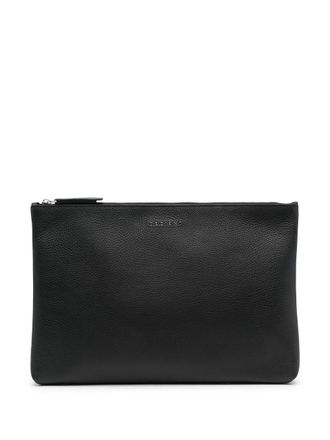 Orciani Clutch con zip - Nero
