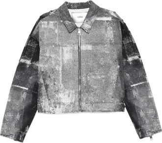 Purple Denim Jacket - Heren - Spijkerjassen - Veelkleurig - M - Denim - Jassen