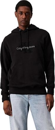 Calvin Klein Jeans Heren Crewneck Sweatshirt met Monogram - Heren - Hoodies - Zwart - L - Hoodies & sweatvesten