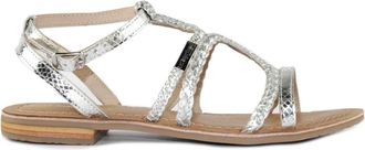 Les Tropeziennes Intreccio Laminato - Dames - Sandalen - Grijs - 39 EU - Schoenen
