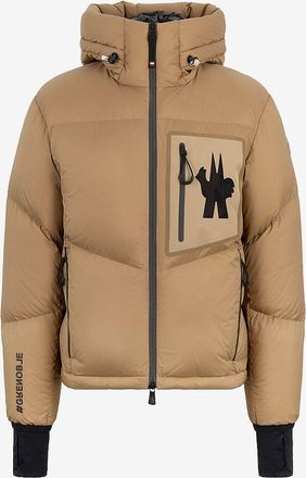 Moncler Skijacke mit Kapuze und XXL-Logo Mandres