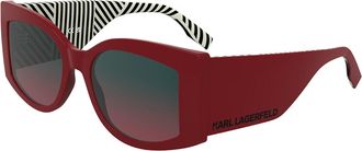 Karl Lagerfeld KL6183S 600 Womens Sunglasses Red Size 53