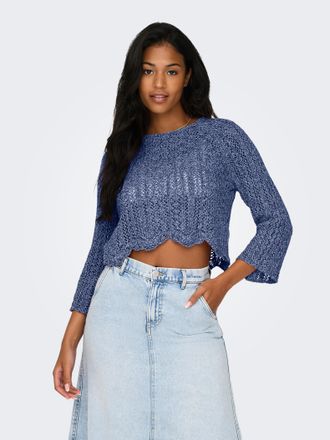 Only ONLNOLA LIFE 3/4 PULLOVER KNT NOOS