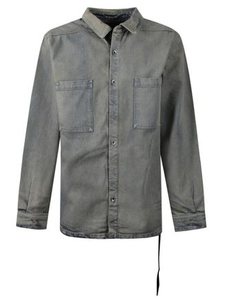 Rick Owens Blue Jumbo Denim Jacket