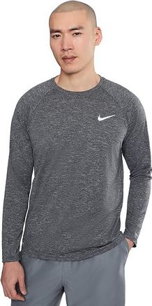 Nike Heather Long Sleeve Hydroguard Mens Swimwear Black : 2XL, Polyester