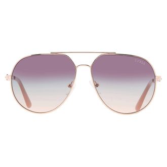 Guess Burgundy Pilot Ladies Sunglasses GF6195 28T 56