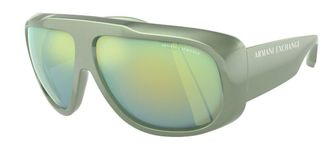A|X Armani Exchange AX4143SU 8354/2 Mens Sunglasses Green Size 67