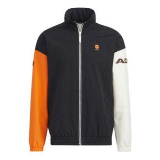 adidas neo M Sw Cb Wl Wb Contrasting Colors Sports Hooded Jacket Black HD4639