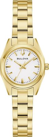 Bulova Surveyor Mini Womens Gold Watch 97L190 Stainless Steel - One Size