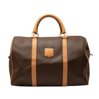 Celine Pre-owned Weekend Bags, female, Brown, Size: ONE SIZE Pre-owned Boston Bag