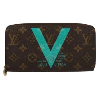 Louis Vuitton Pre-owned Wallets, female, Multicolor, Size: ONE SIZE Pre-owned Canvas Wallet
