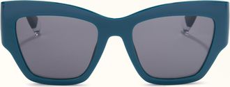 Furla Occhiali Da Sole Smeraldo Verde Iniettato Donna