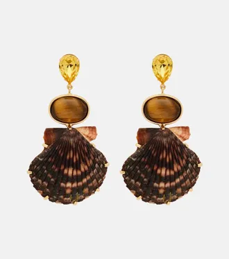 Jennifer Behr Augustine crystal-embellished drop earrings
